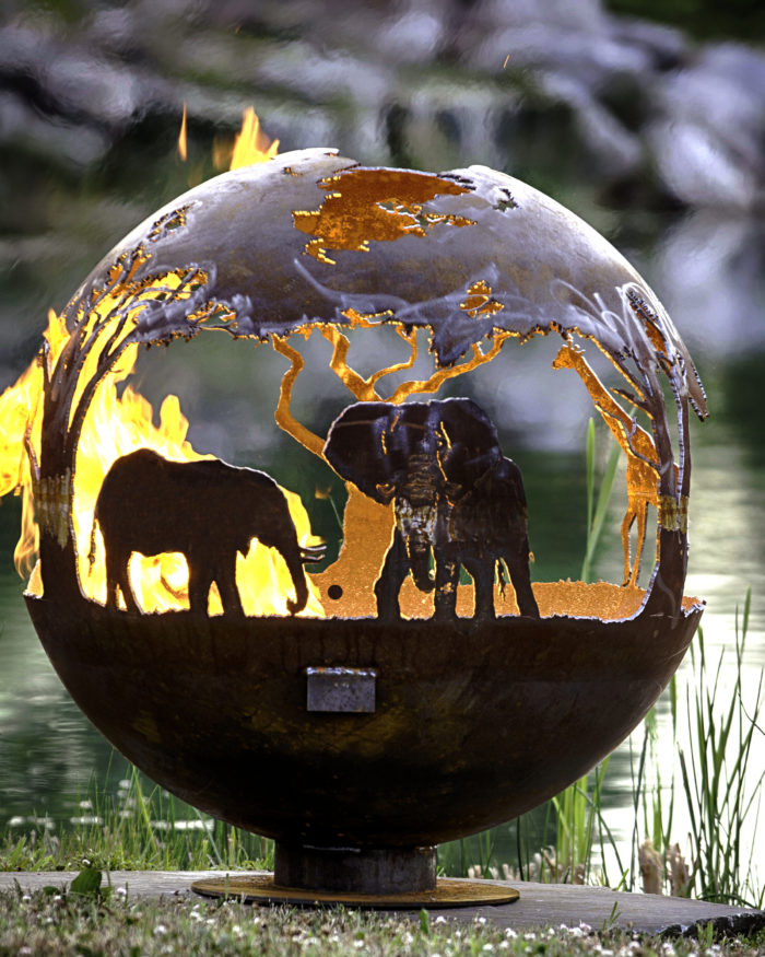 African Safari Fire Pit Sphere The Fire Pit Gallery