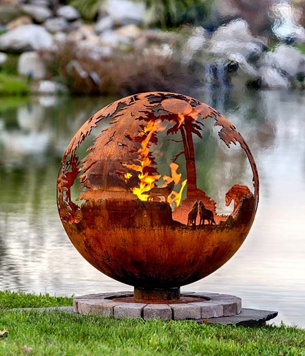 Up North - Design Your Own - Sphere Fire Pit