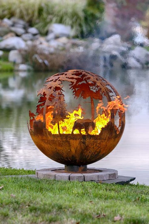 Up North - Design Your Own - Sphere Fire Pit