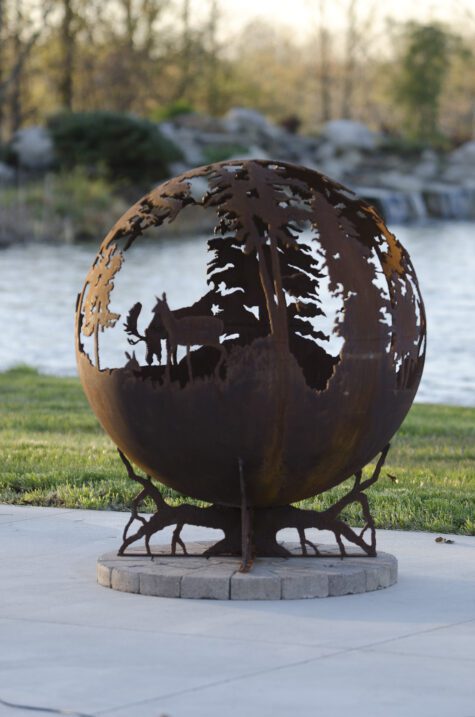 Up North Fire Pit Sphere - Image 7