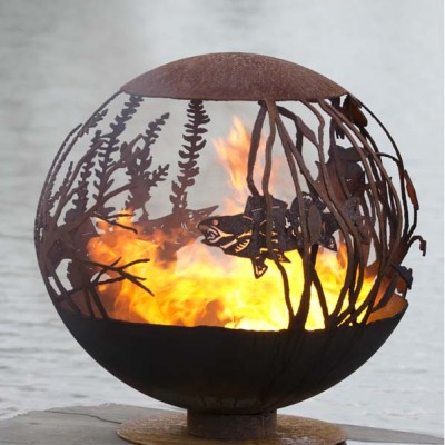 Red Lake 37" Fire Pit Sphere