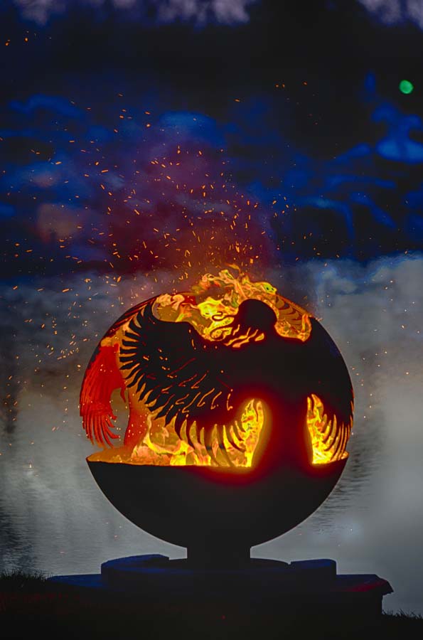 Hidden Guardian Angel Fire Pit Sphere The Fire Pit Gallery