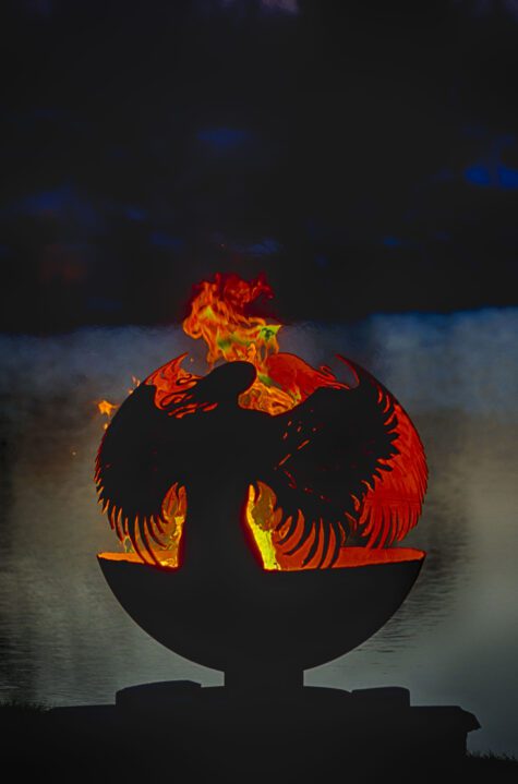 Hidden – Guardian Angel Fire Pit Sphere - Image 6