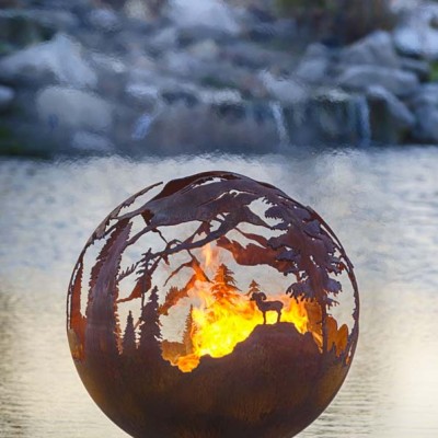 High Mountain 37" Fire Pit Sphere