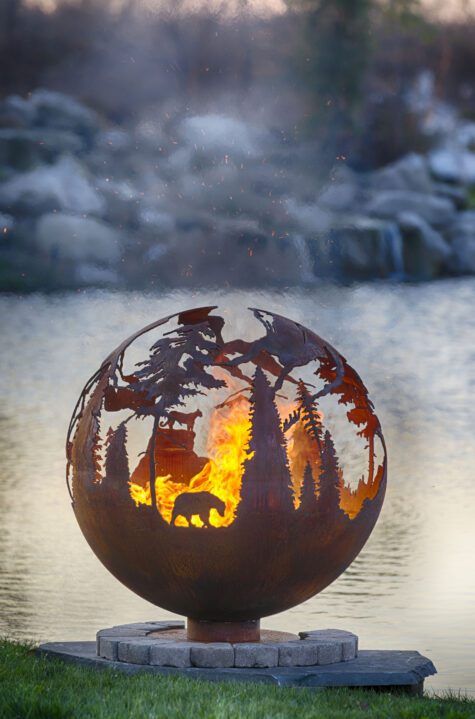 High Mountain Fire Pit Sphere - Image 7