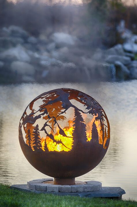 High Mountain Fire Pit Sphere - Image 8