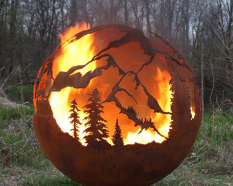 High Mountain Fire Pit Sphere - Image 9