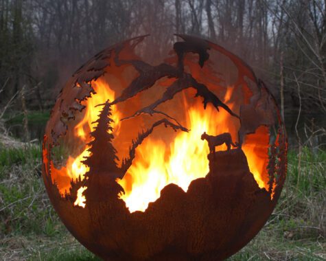 High Mountain Fire Pit Sphere