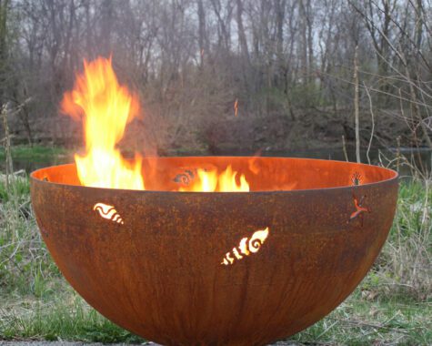 A Walk on the Beach Firebowl Fire Pit - Image 5