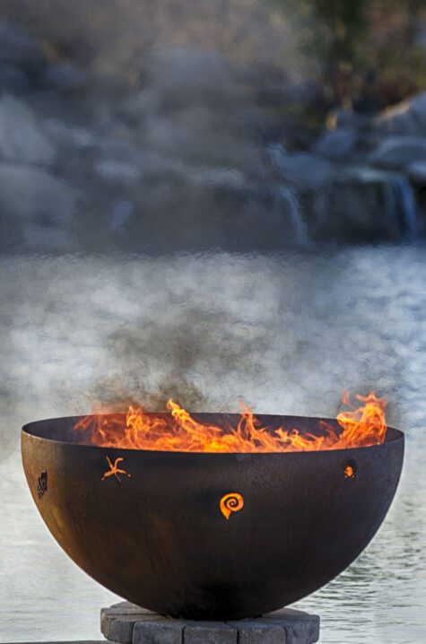 A Walk on the Beach Firebowl Fire Pit