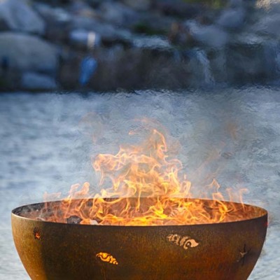 A Walk on the Beach 37" Fire Pit Bowl