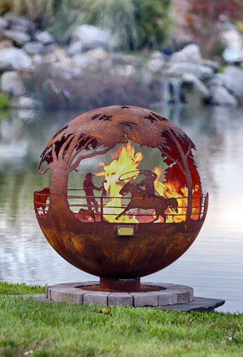 Round Up Fire Pit Sphere - Image 2