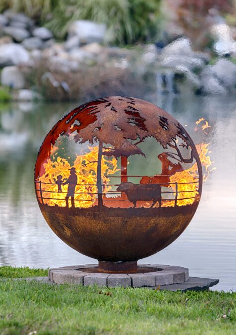 Round Up Fire Pit Sphere - Image 4