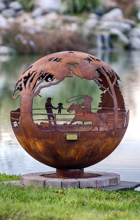 Round Up Fire Pit Sphere - Image 6