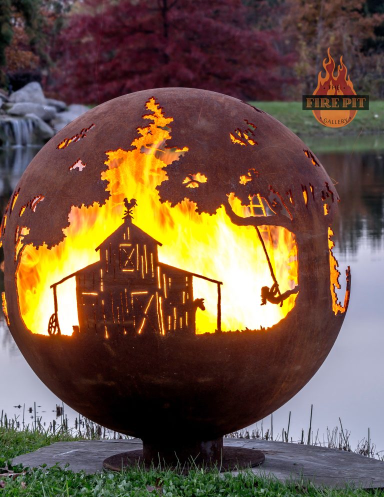 Farm Fire Pit Sphere-Appel Crisp Farms | The Fire Pit Gallery