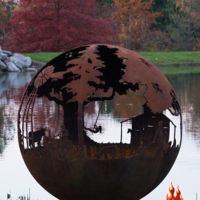 Appel Crisp Farms Fire Pit Sphere 08 - The Fire Pit Gallery