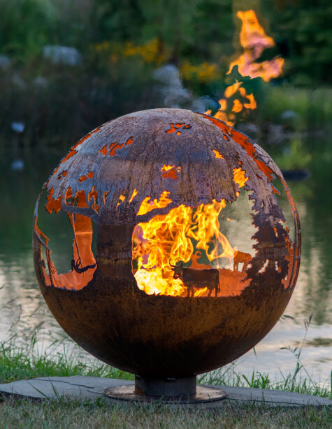 Appel Crisp Farms-Farm Fire Pit Sphere - Image 6