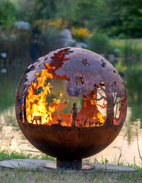 Appel Crisp Farms-Farm Fire Pit Sphere - Image 7