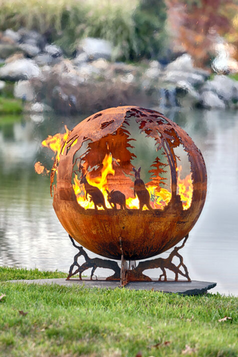 Down Under Fire Pit | Australia Fire Pit Sphere - Image 6