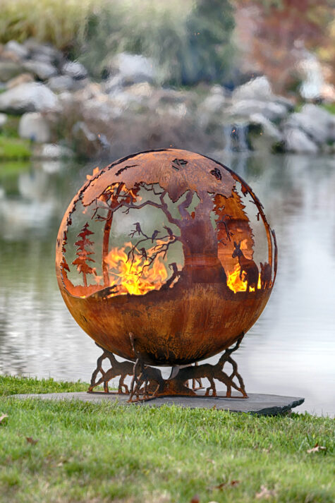 Down Under Fire Pit | Australia Fire Pit Sphere - Image 5