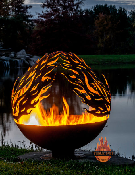 Phoenix Riing Fire Pit Sphere 04 - The Fire Pit Gallery