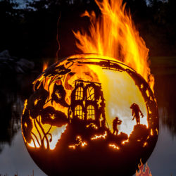 Lest We Forget fire pit sphere 04 - The Fire Pit Gallery