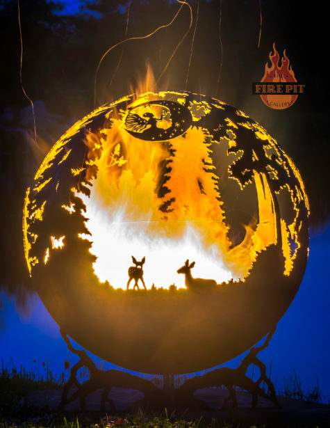 Enchanted Woods Fairy Fire Pit Sphere 05 - The Fire Pit Gallery
