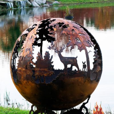 Enchanted Woods Fairy Fire Pit Sphere 08 - The Fire Pit Gallery