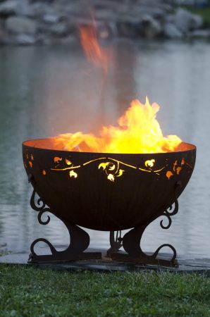 fire bowl ivy garden firebowl